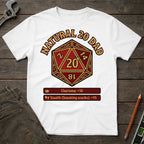 Natural 20 Dad T-Shirt