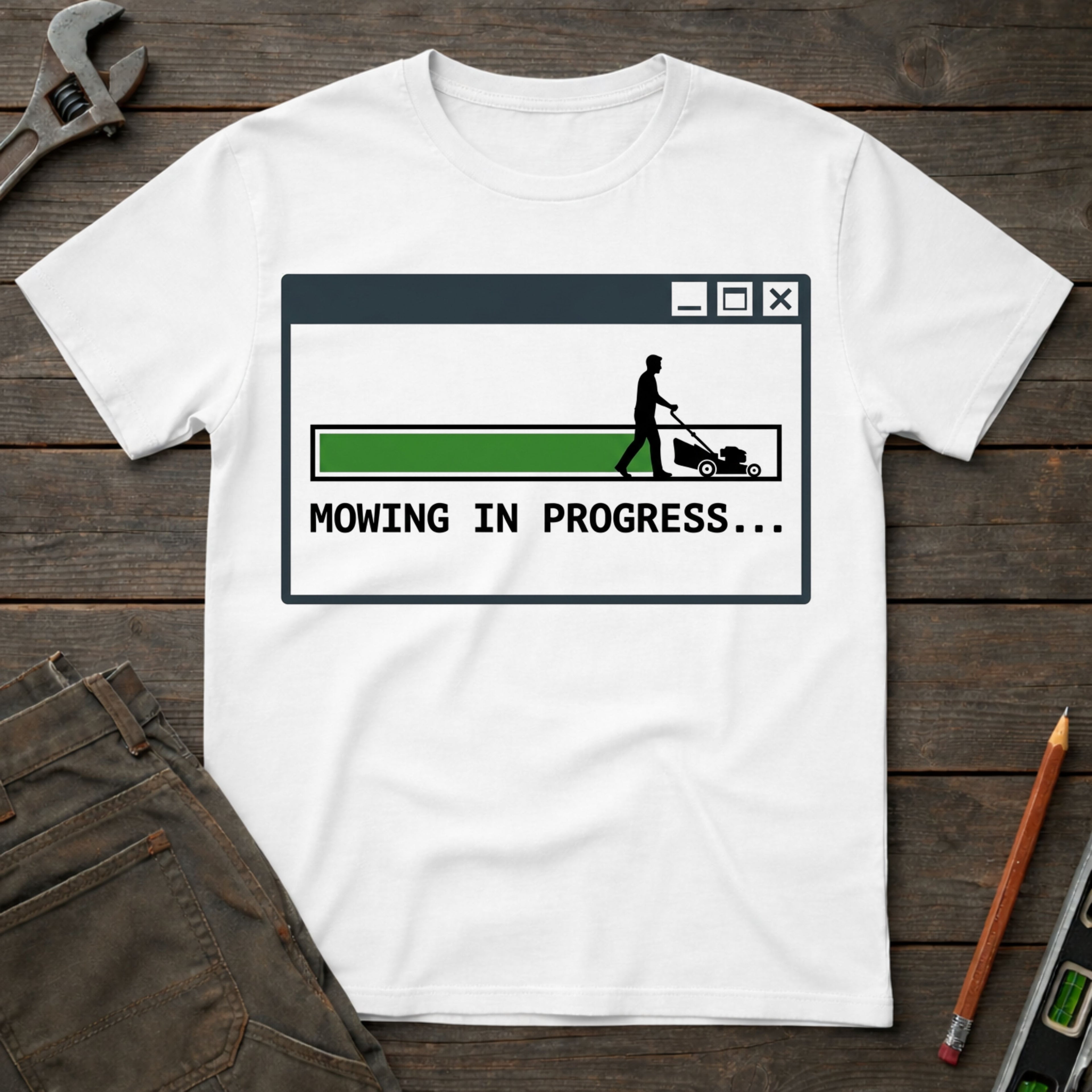 Mowing in Progress T-Shirt