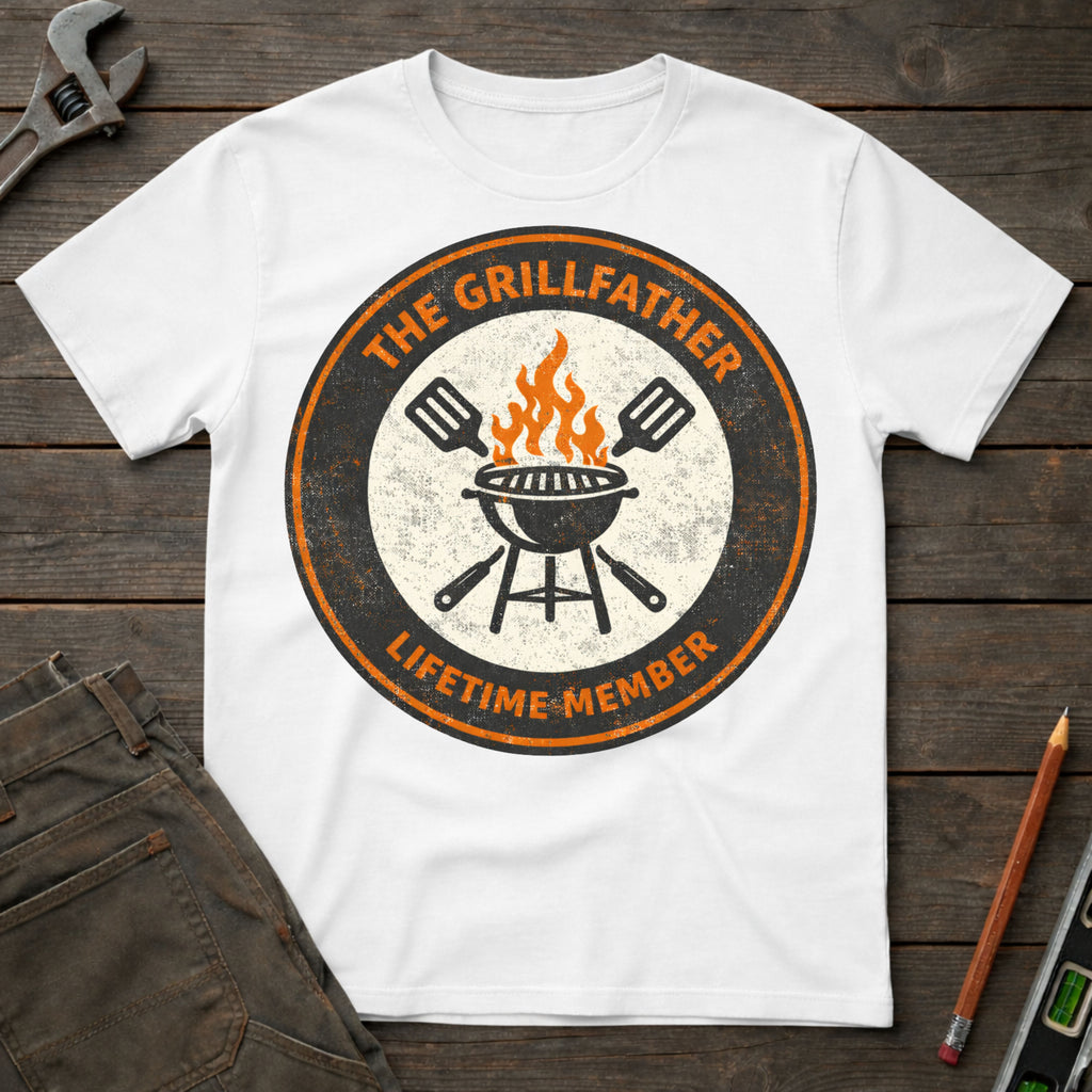 Grillfather Badge T-Shirt