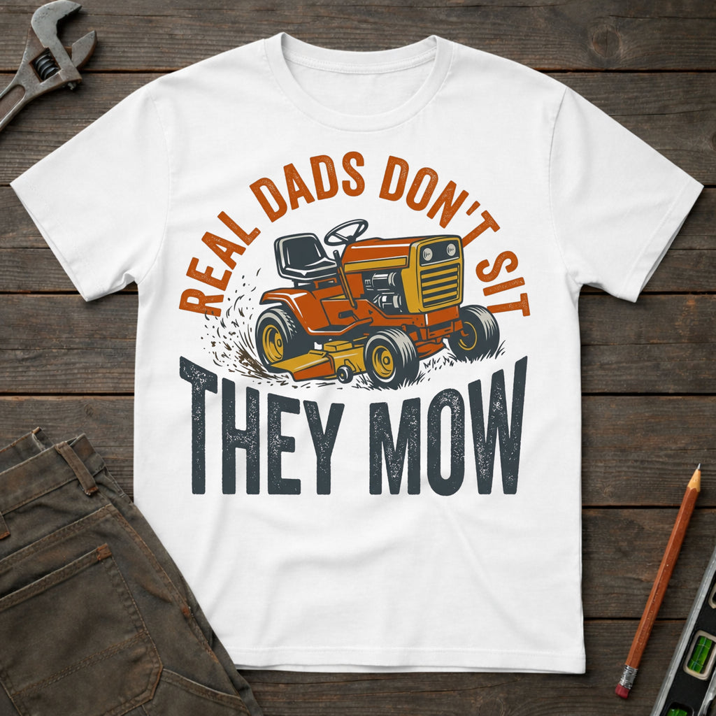 Real Dads Mow T-Shirt