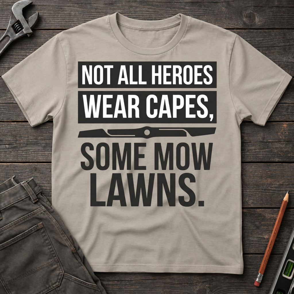 Heroes Mow Lawns T-Shirt