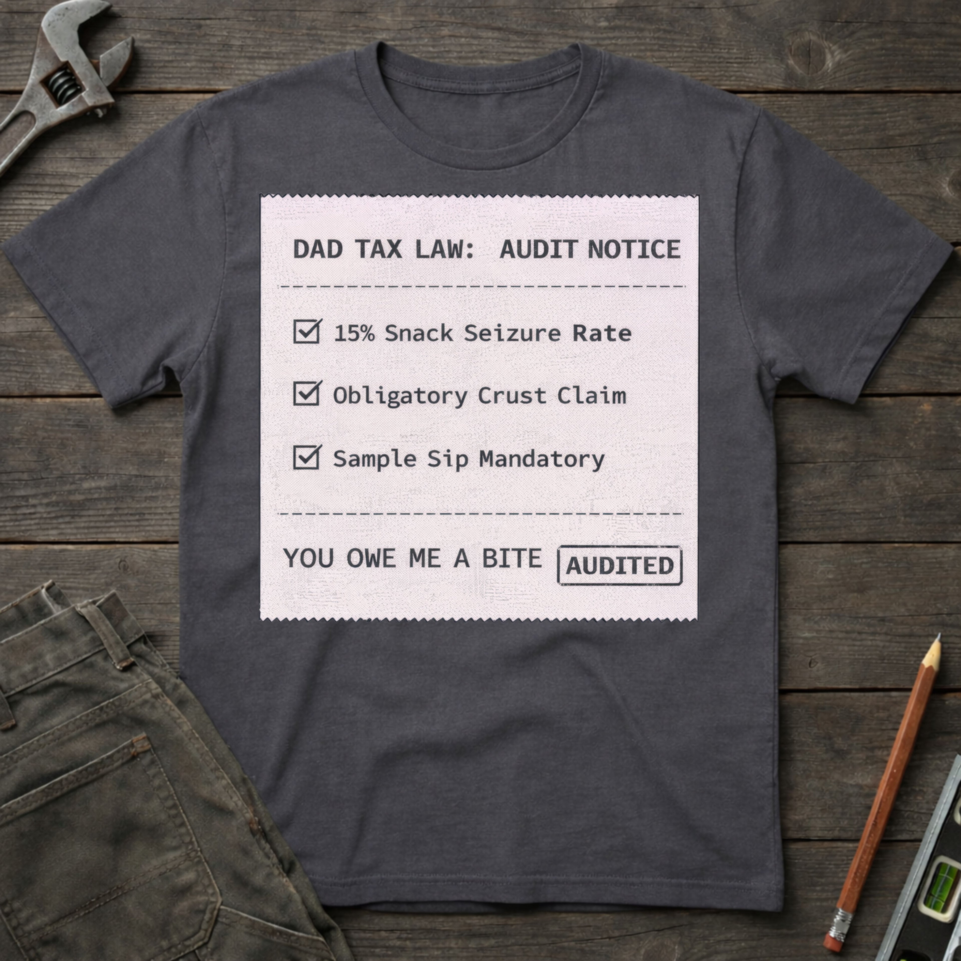 Dad Tax Audit Notice T-Shirt