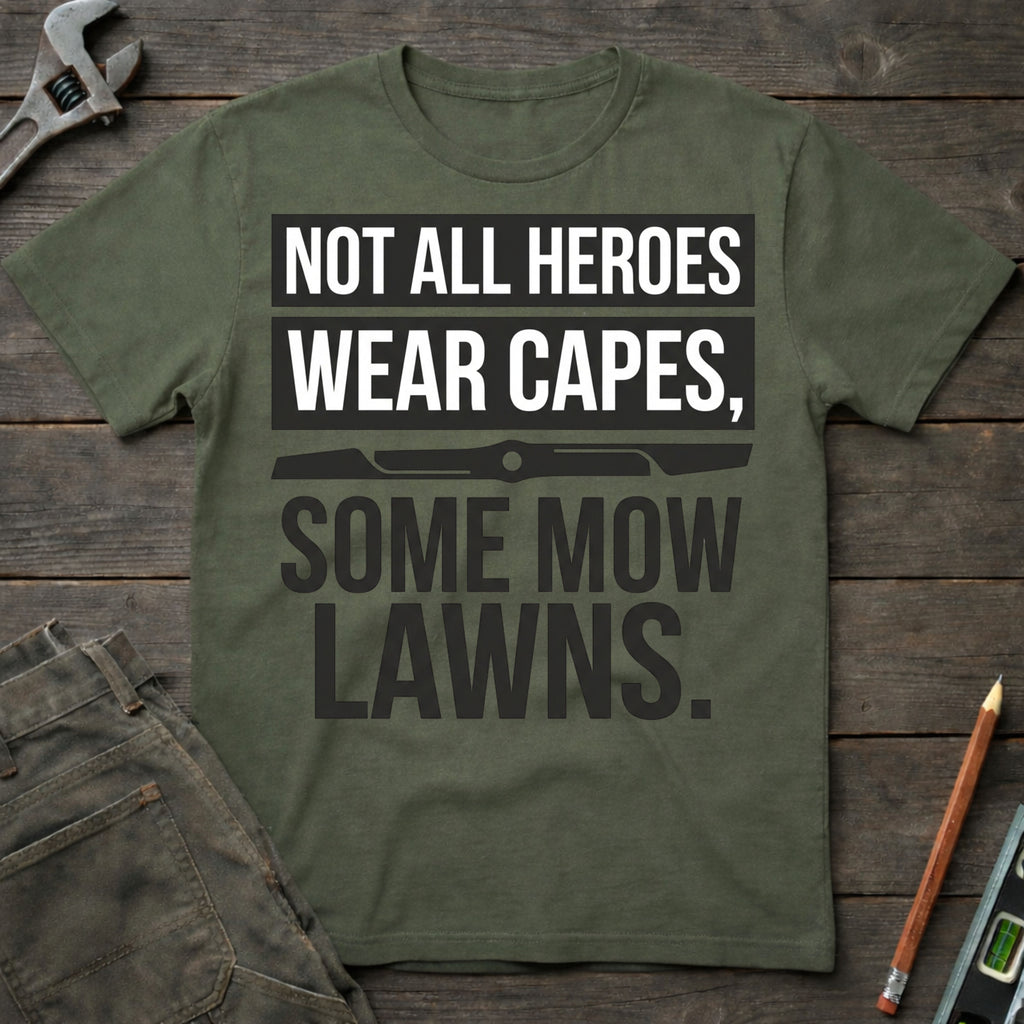 Heroes Mow Lawns T-Shirt