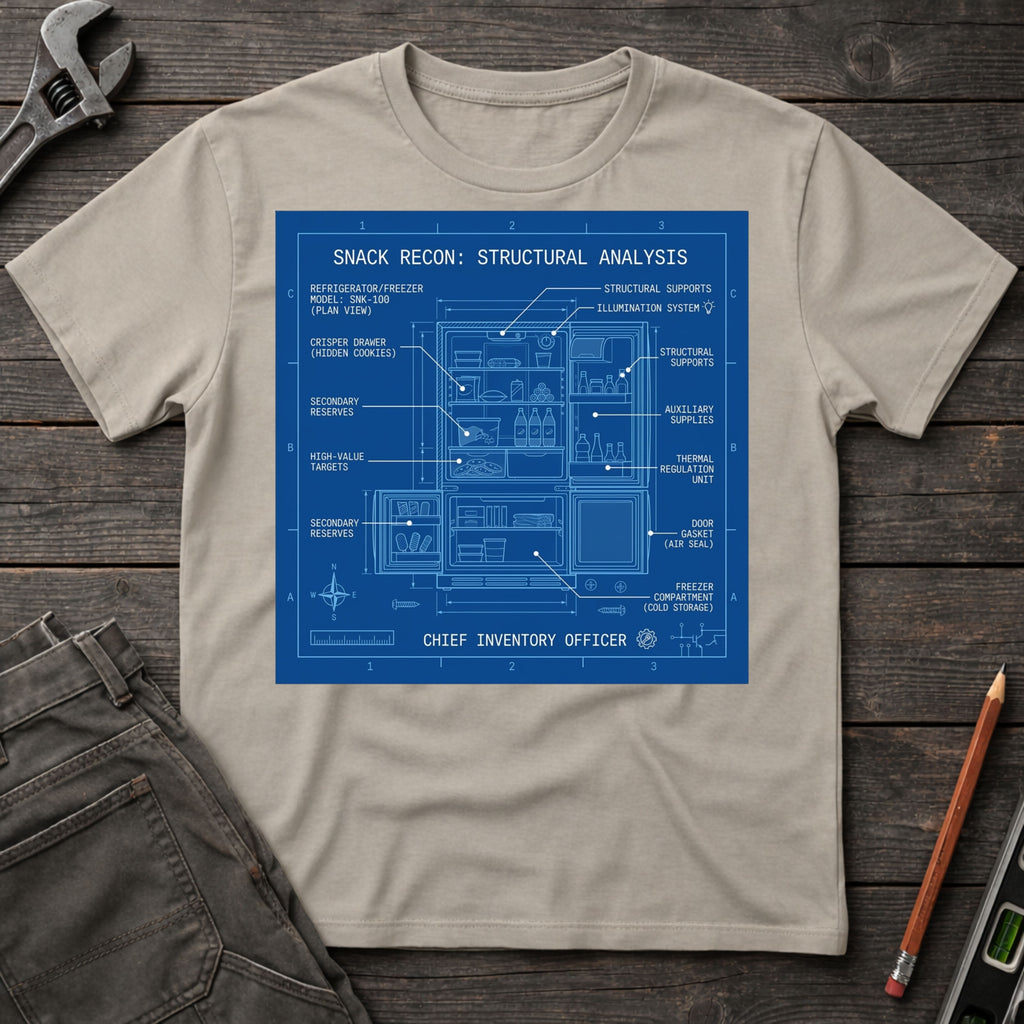 Snack Recon Diagram T-Shirt