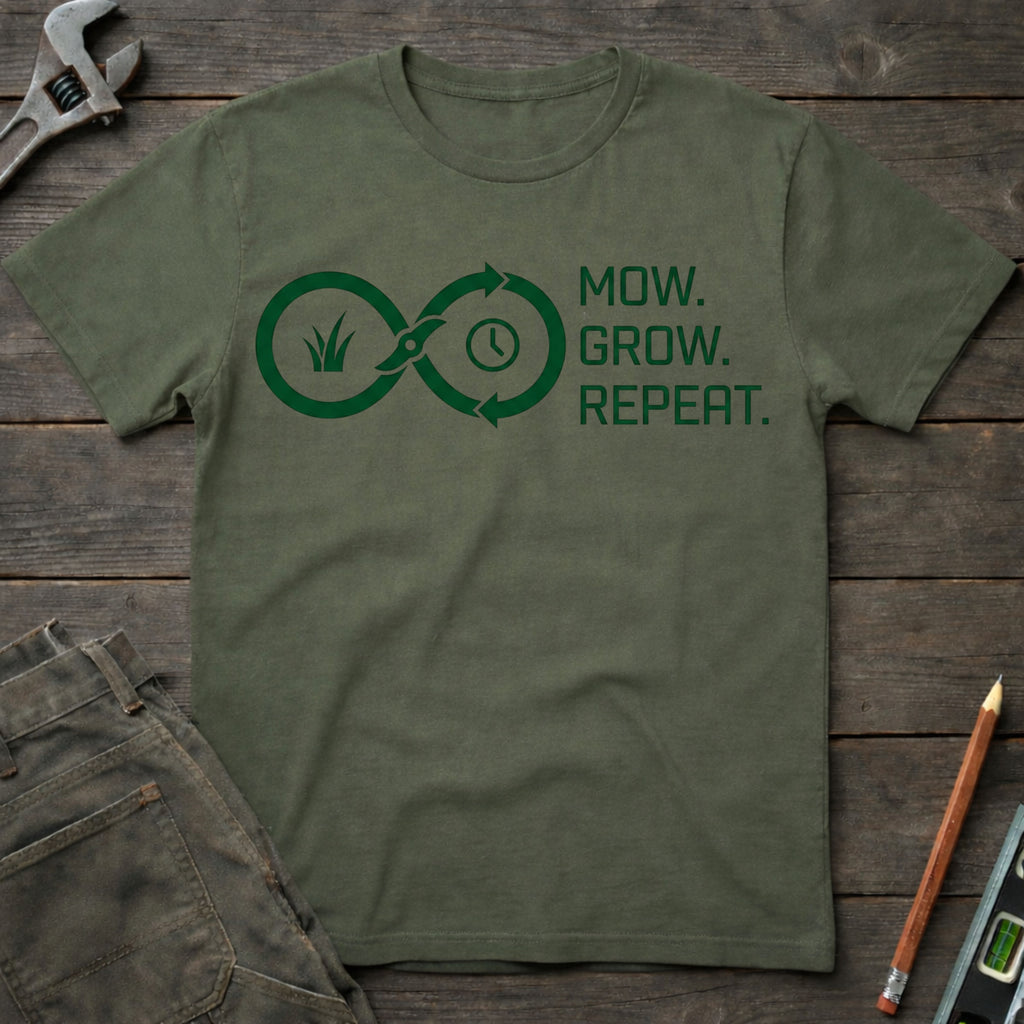 Mow, Grow, Repeat T-Shirt