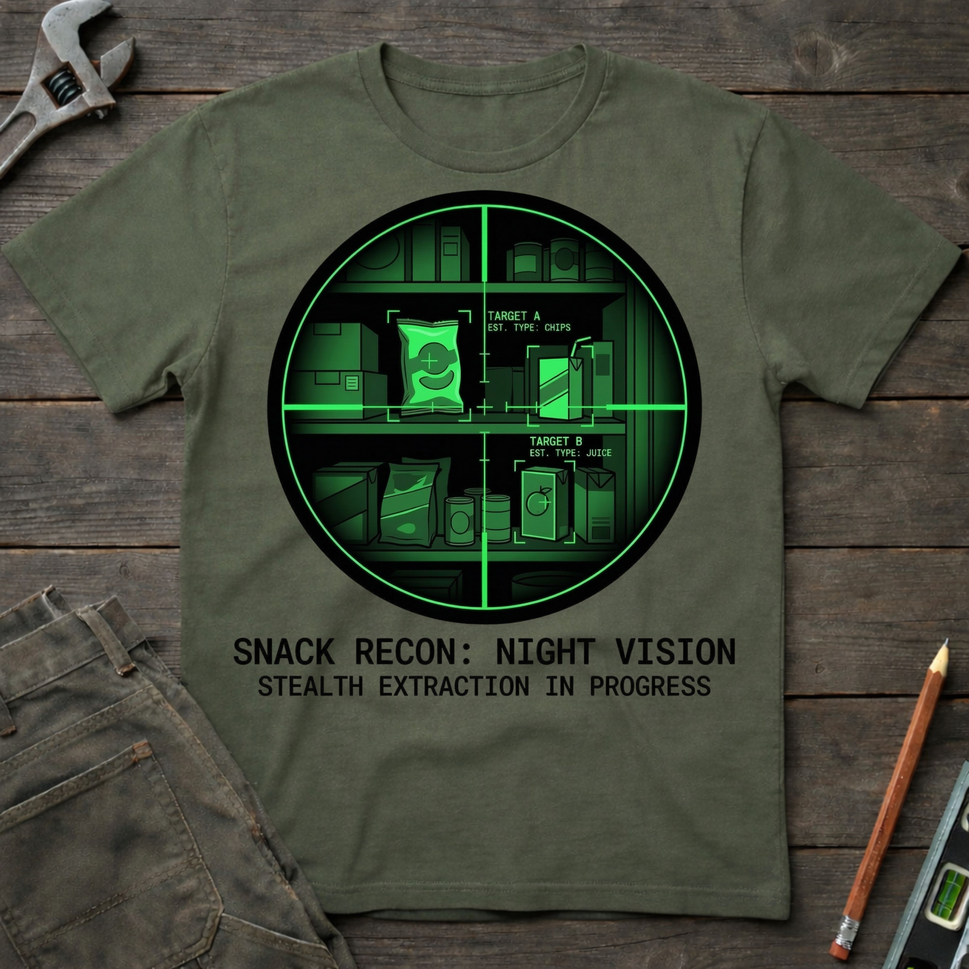 Snack Recon: Night Vision T-Shirt