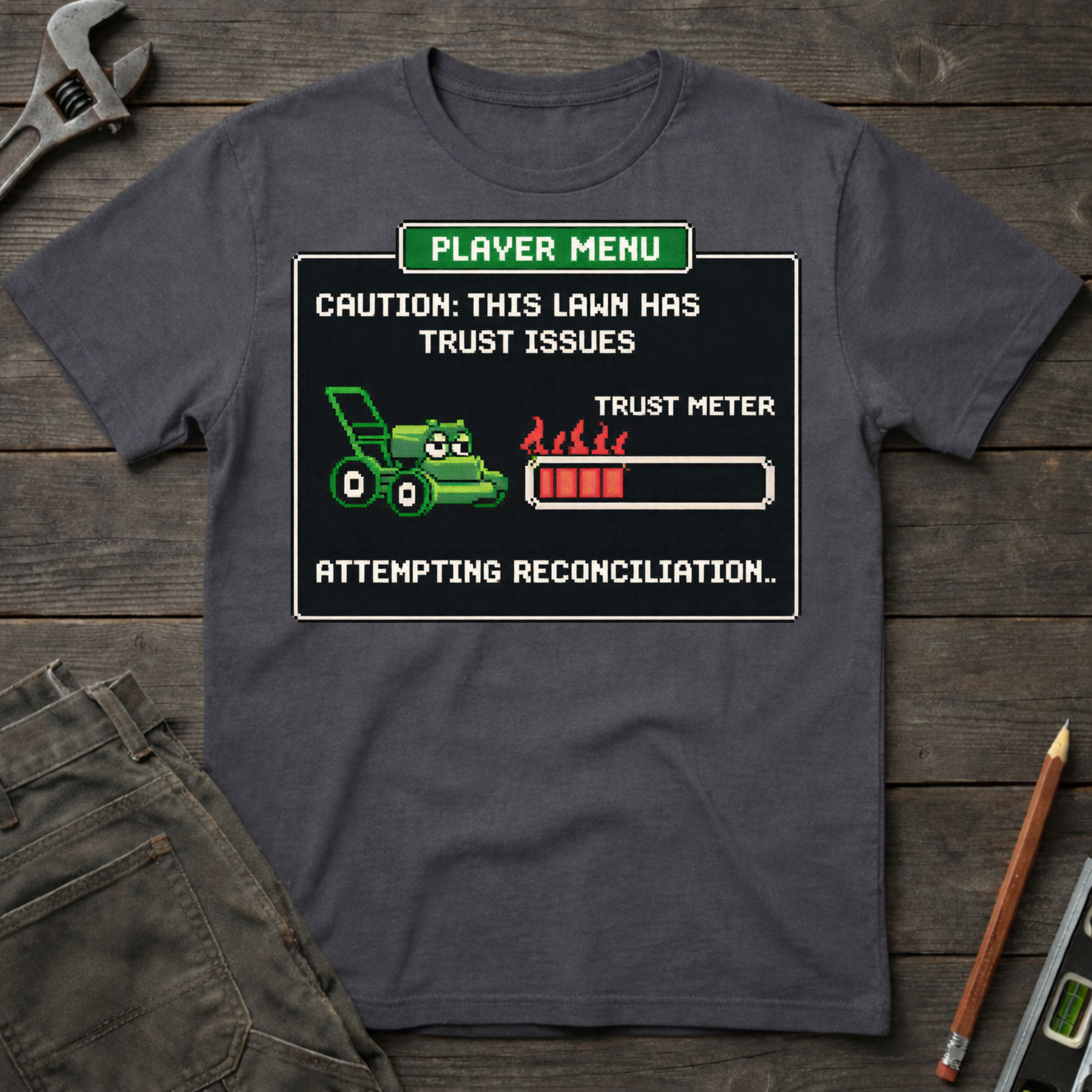 Lawn Player Menu T-Shirt