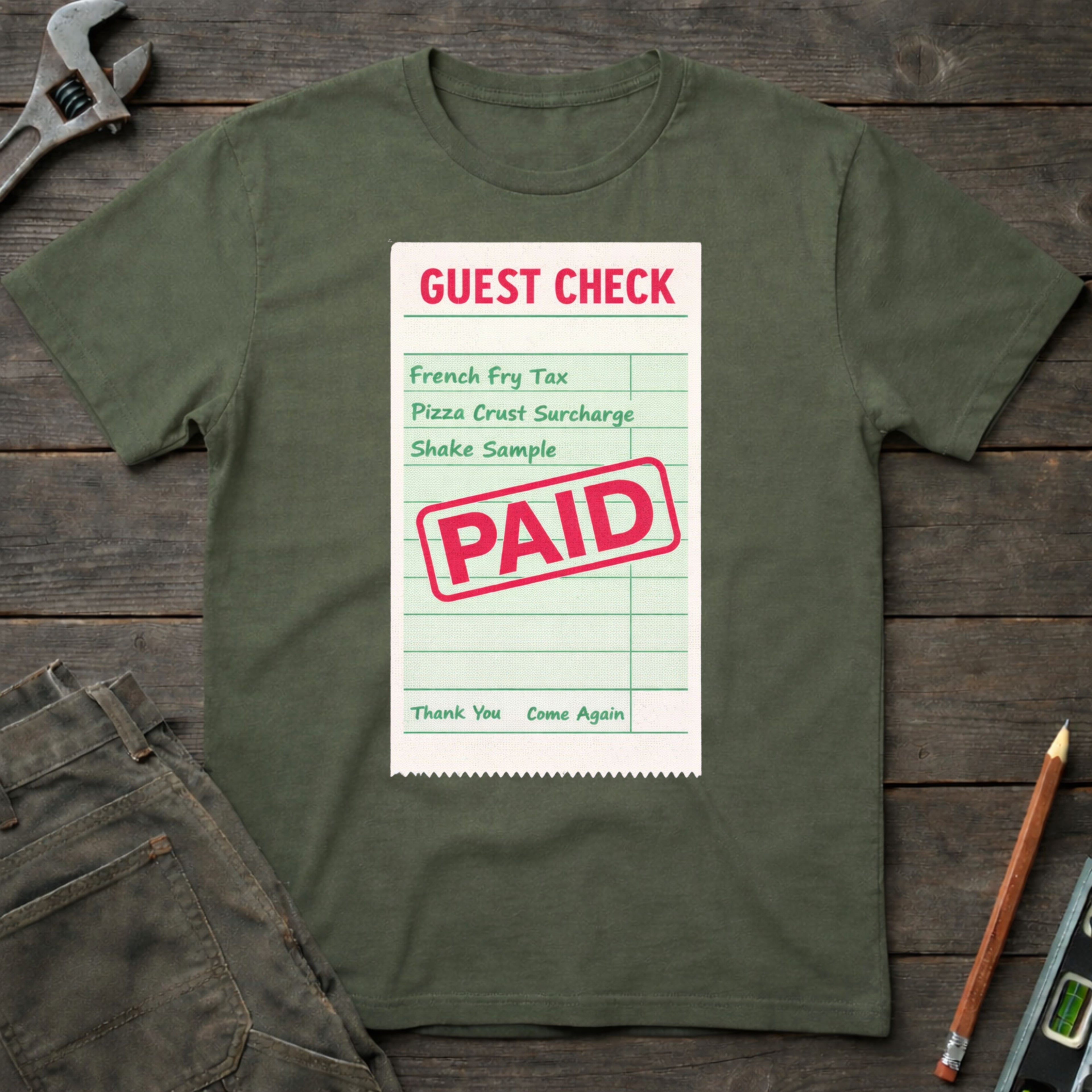Dad Tax Guest Check T-Shirt
