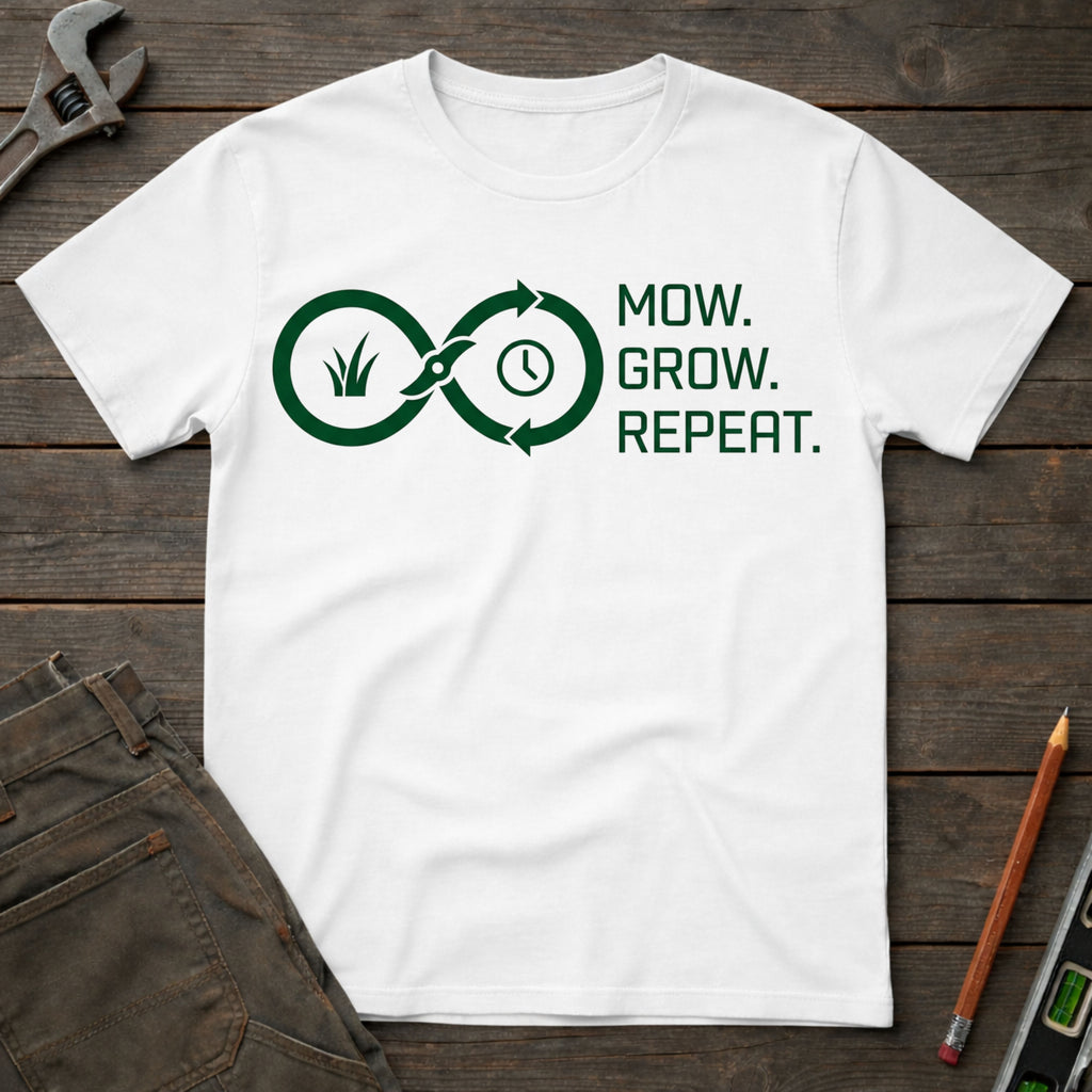 Mow, Grow, Repeat T-Shirt