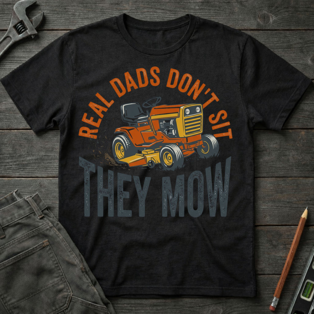 Real Dads Mow T-Shirt