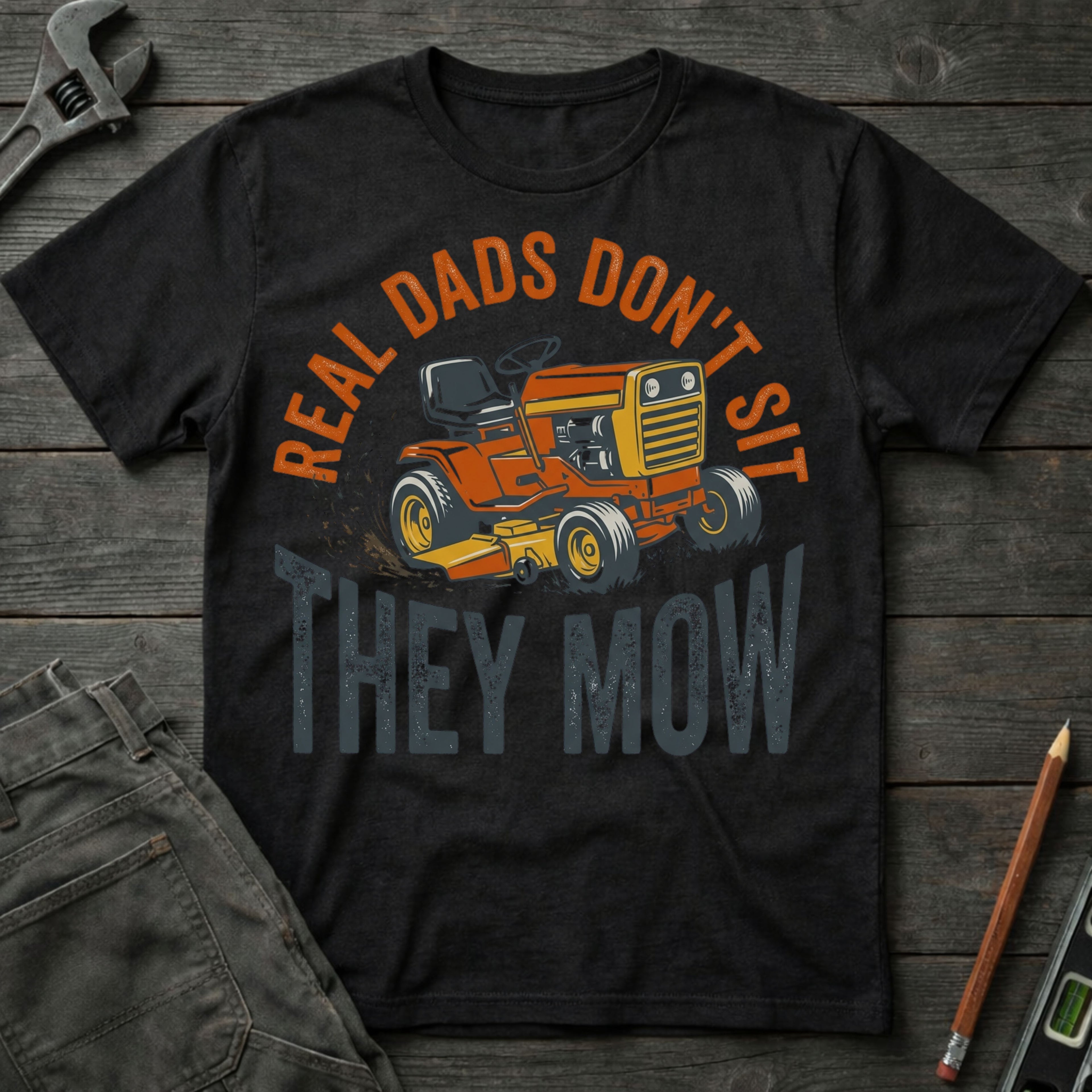 Real Dads Mow T-Shirt