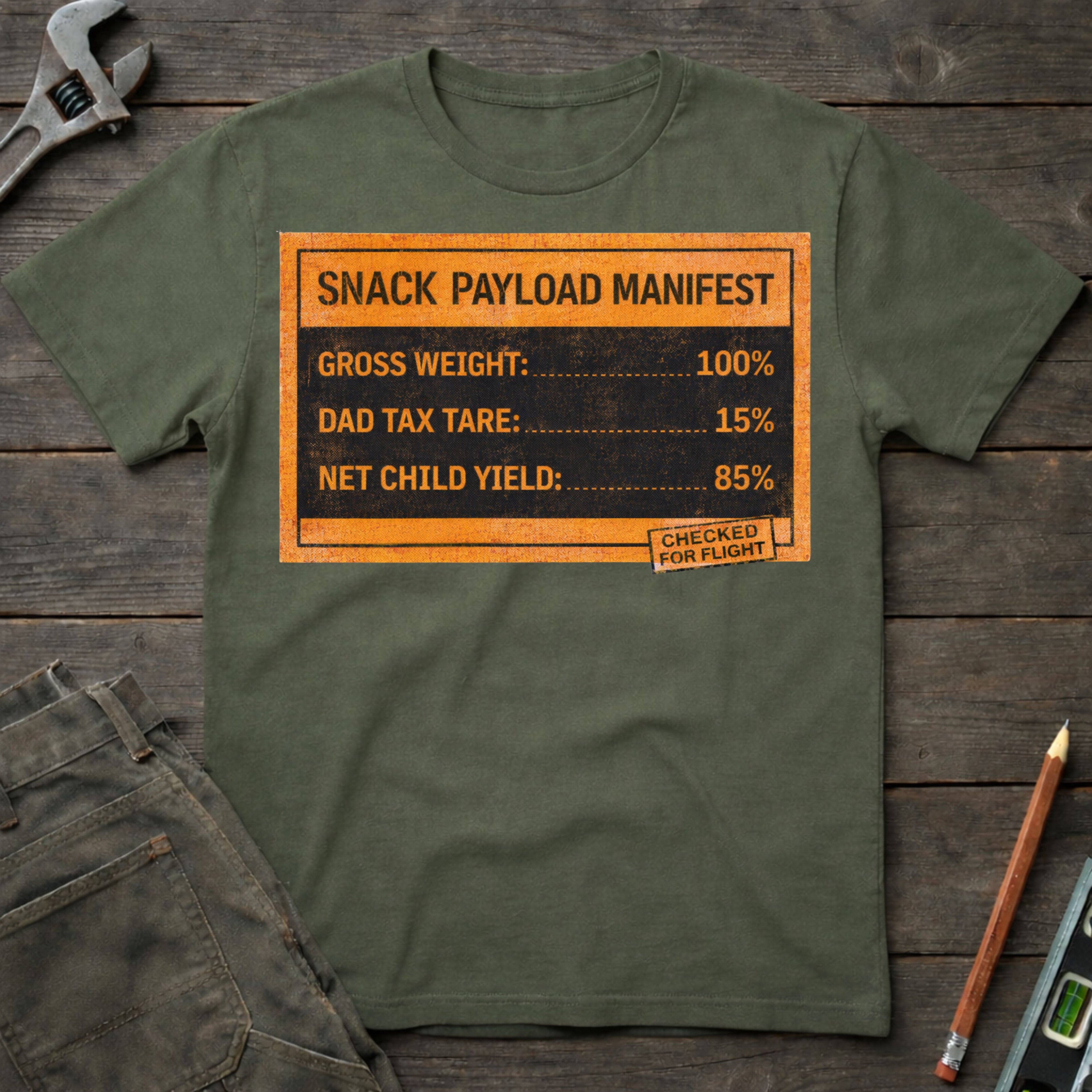 Snack Payload Manifest T-Shirt