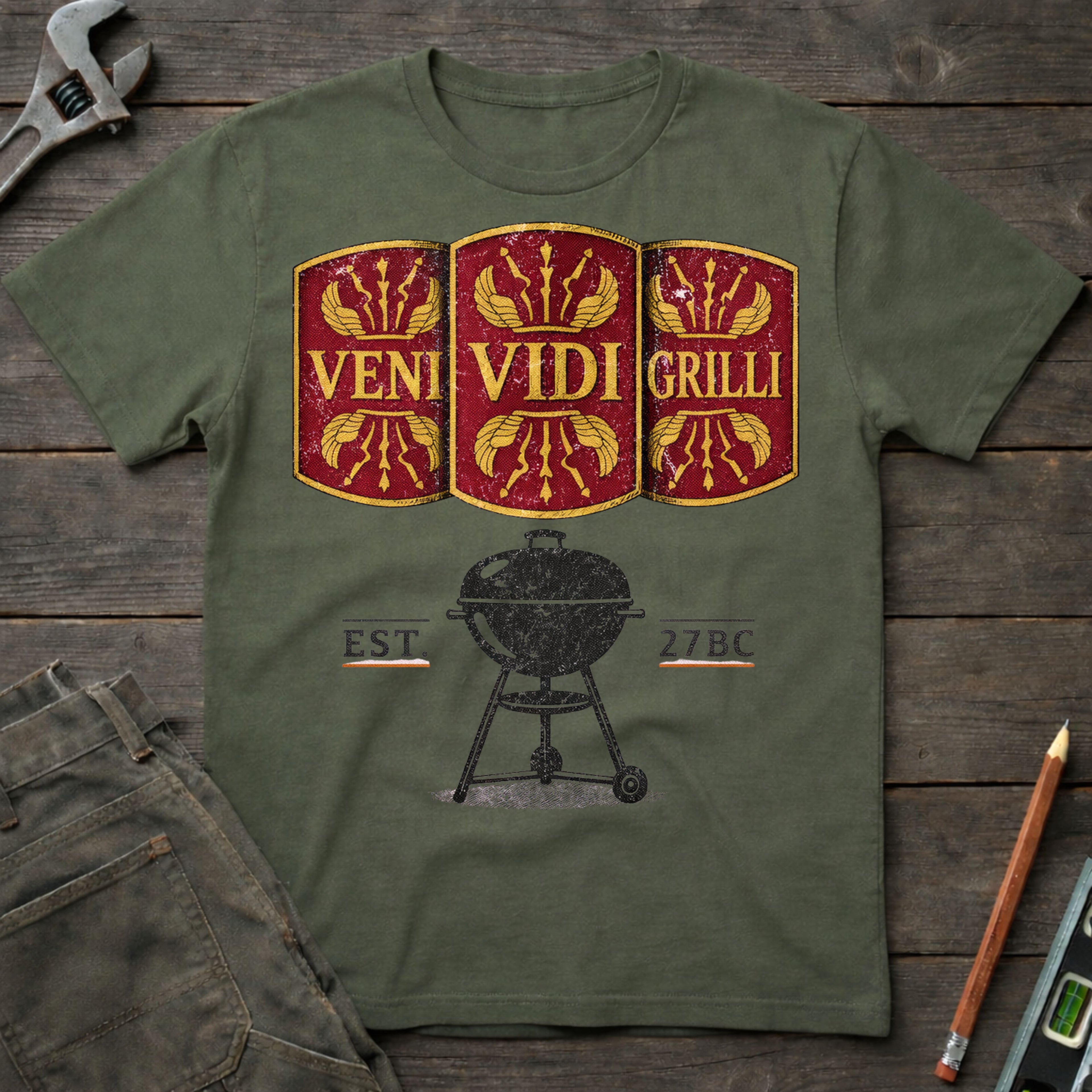 Veni, Vidi, Grilli T-Shirt