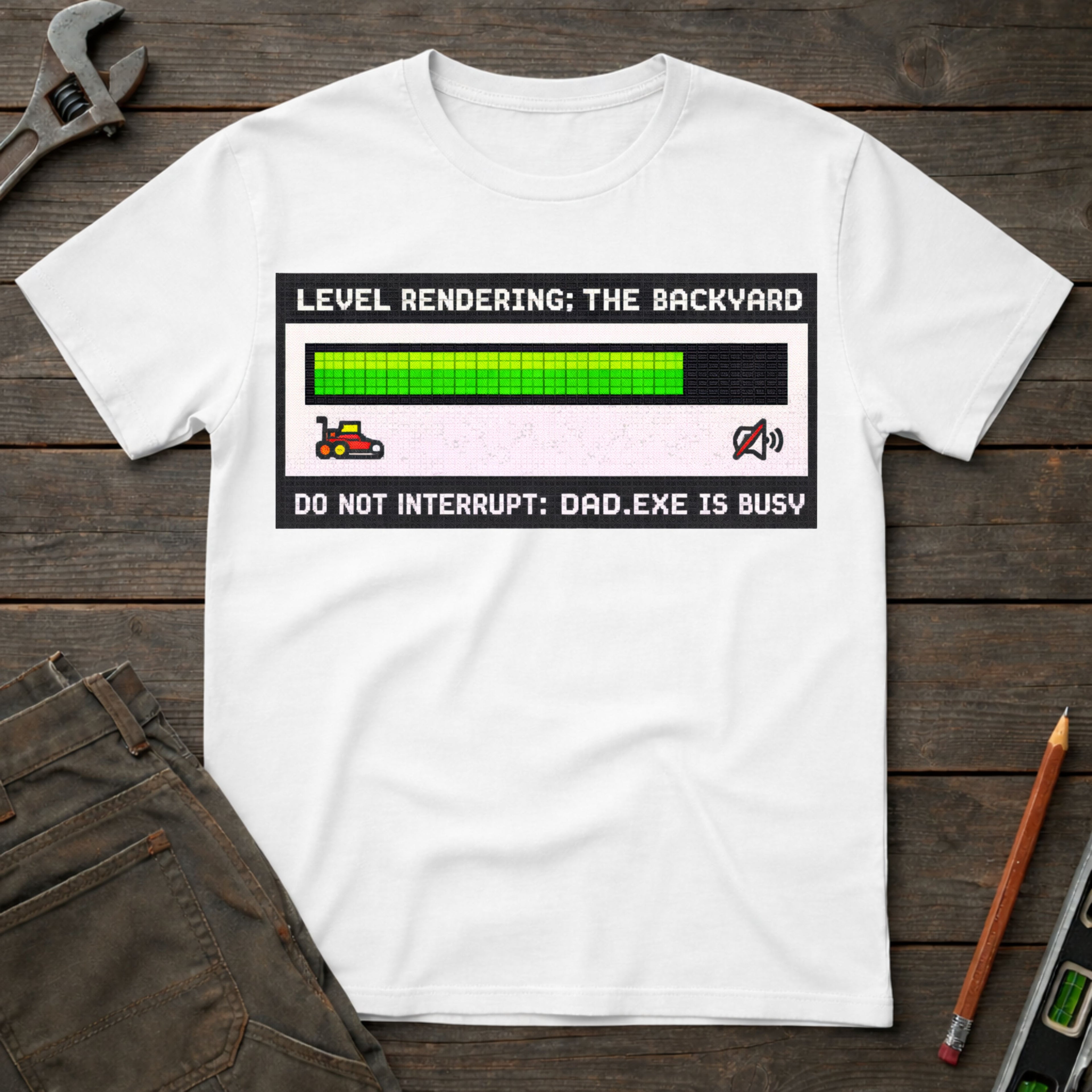 Level Rendering: The Backyard T-Shirt