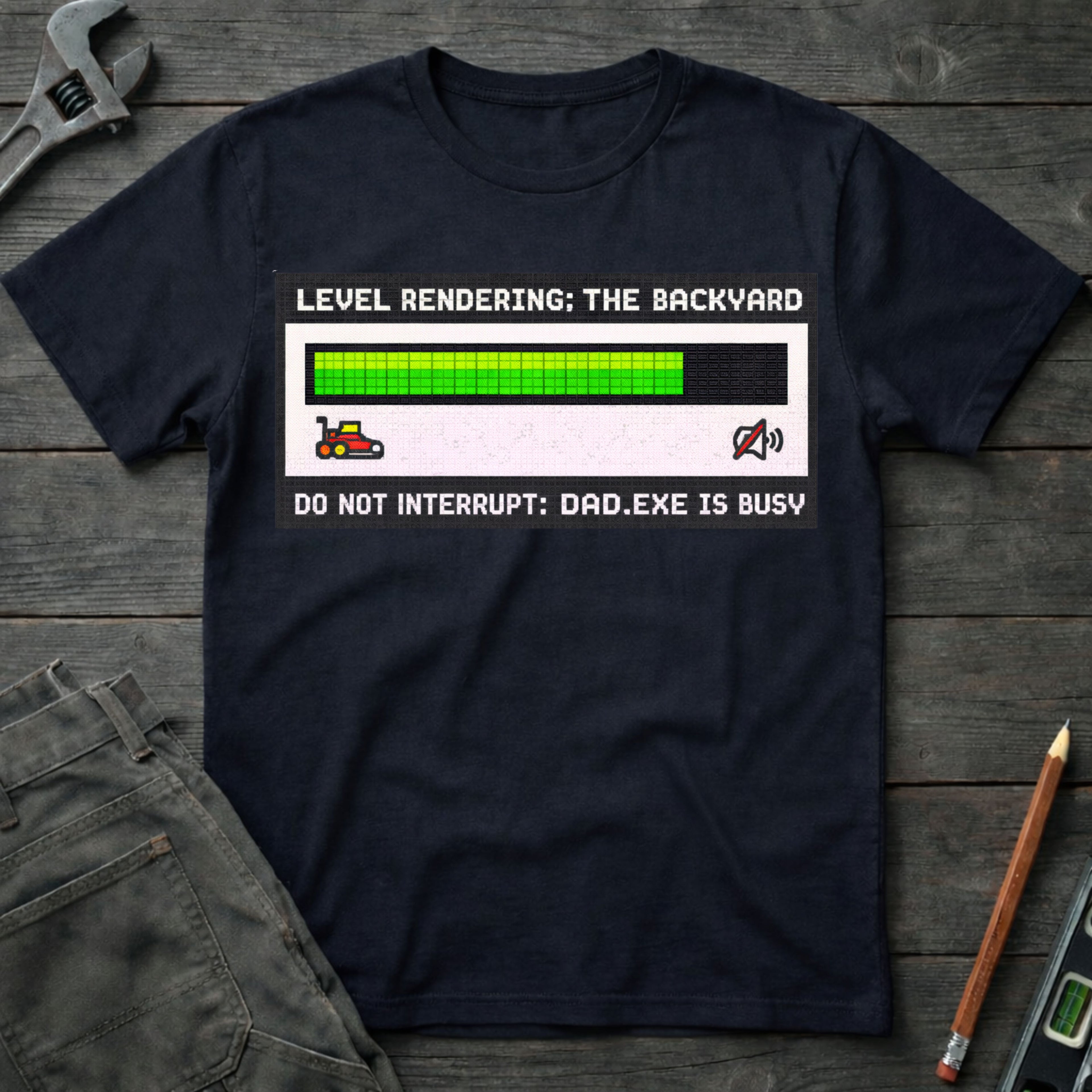 Level Rendering: The Backyard T-Shirt