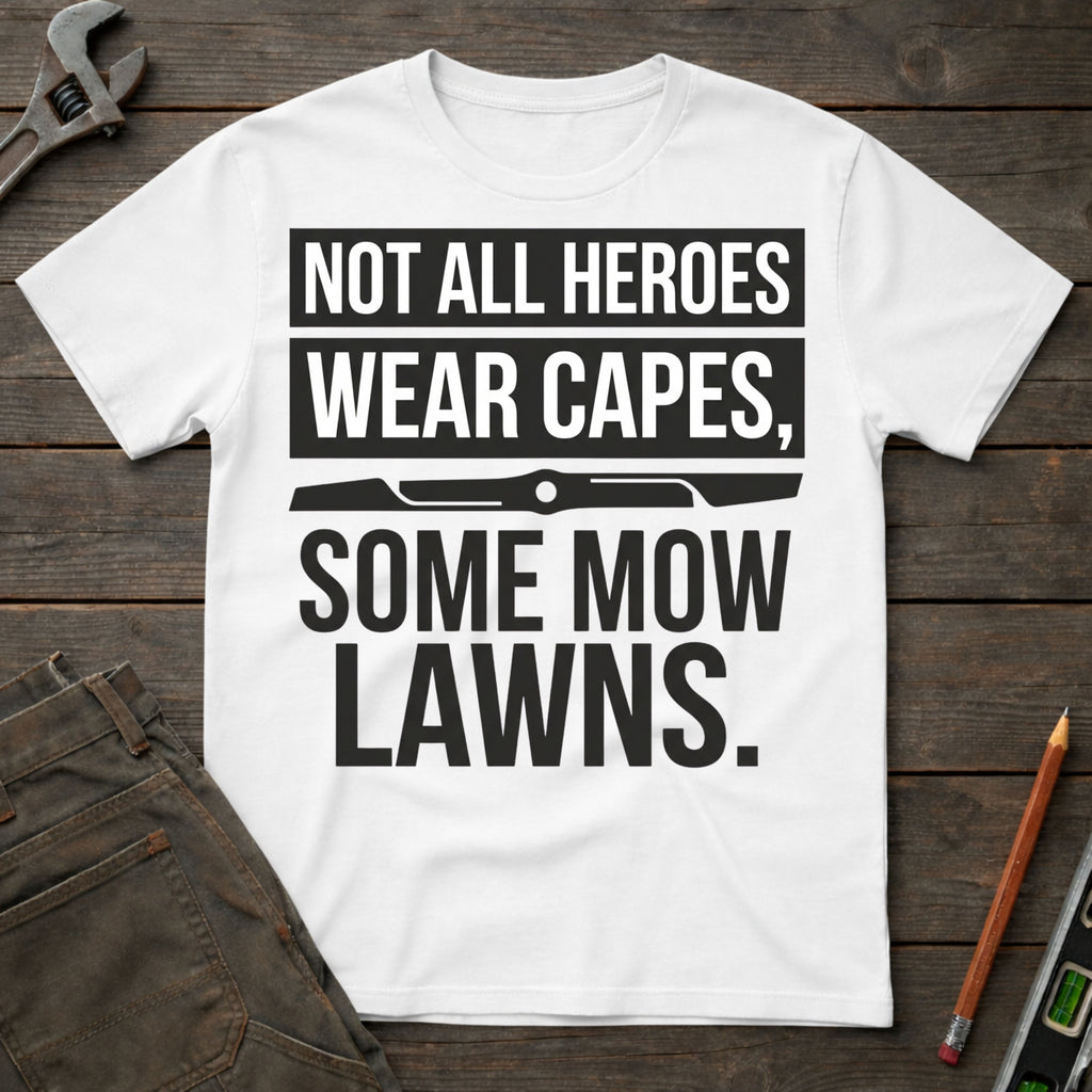 Heroes Mow Lawns T-Shirt