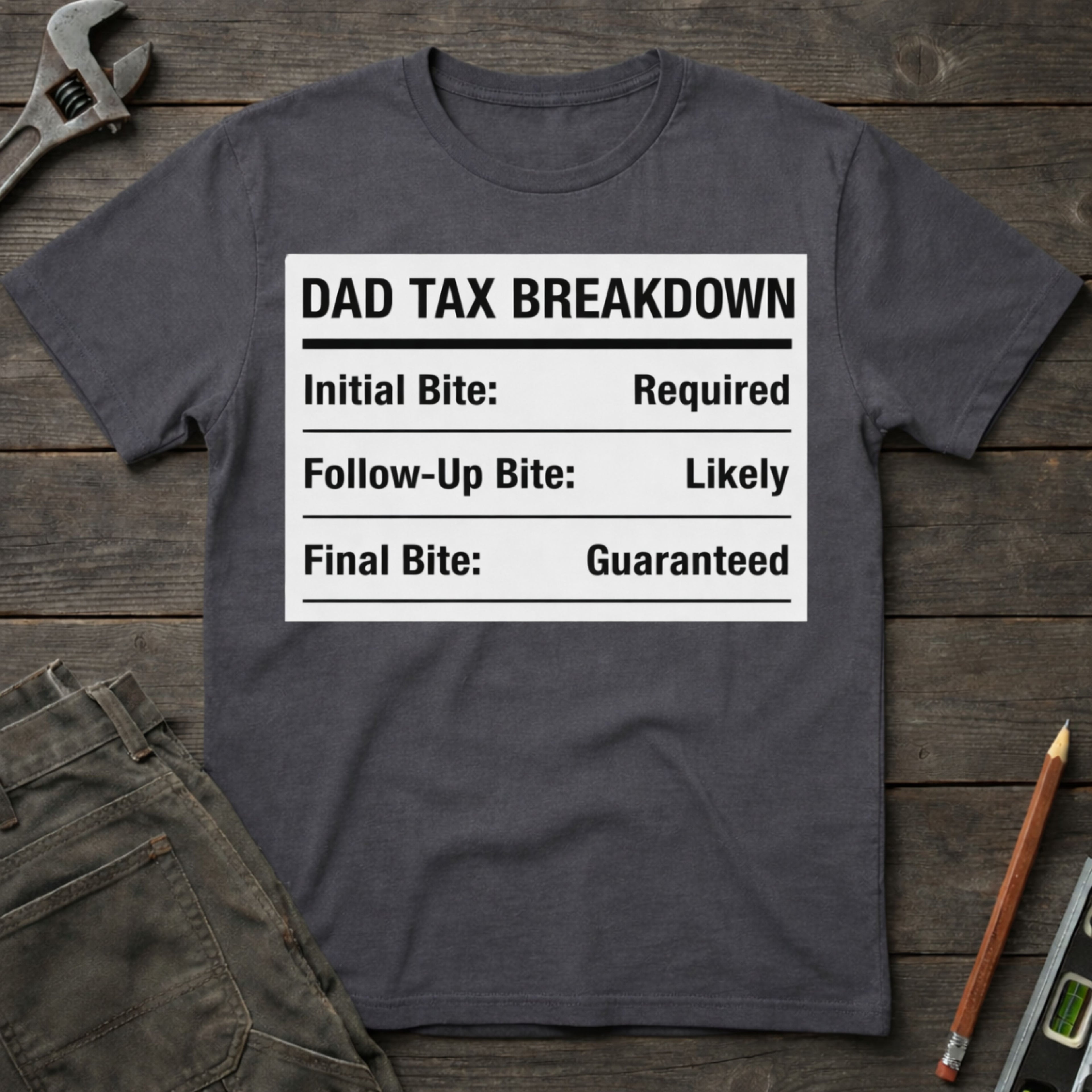 Dad Tax Breakdown T-Shirt