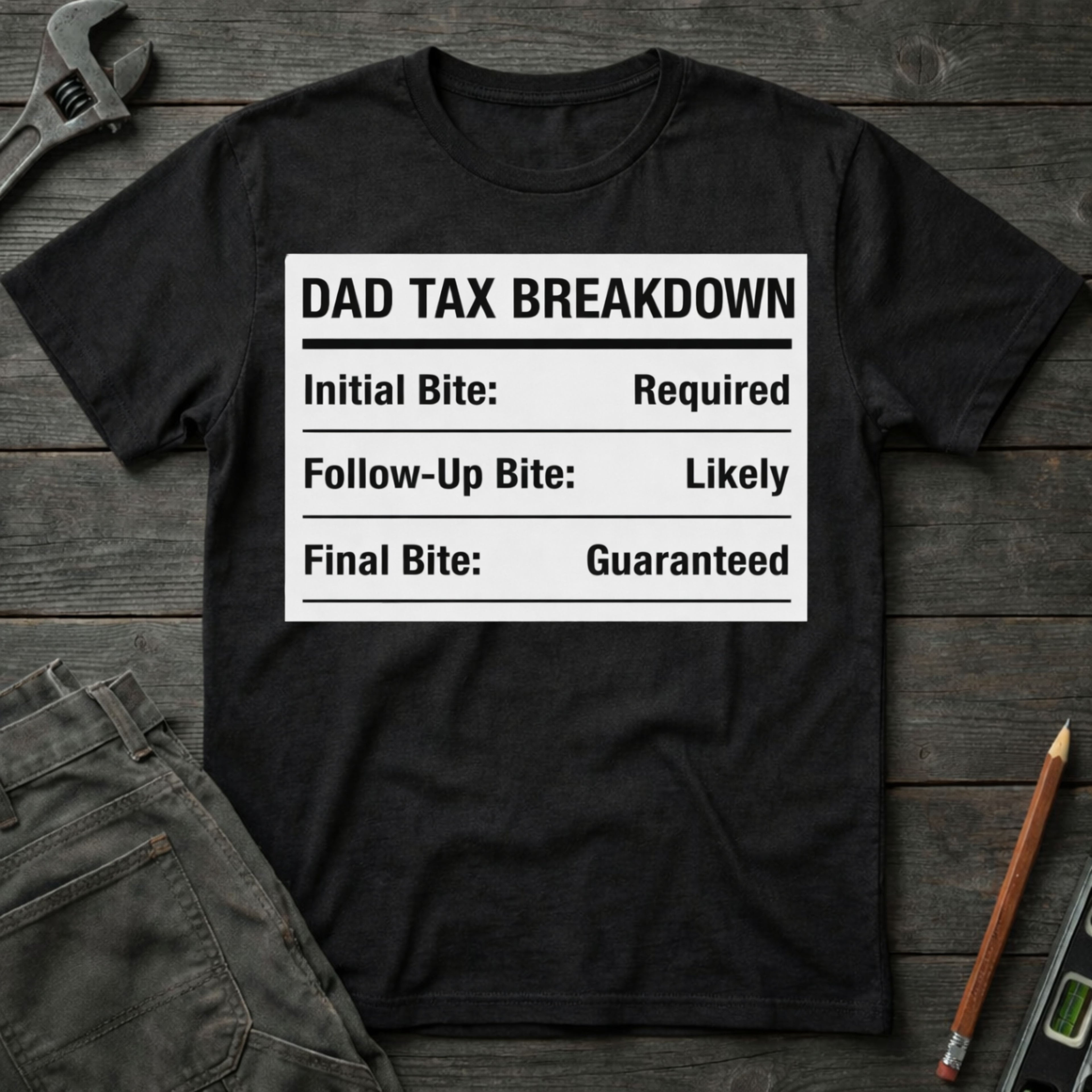 Dad Tax Breakdown T-Shirt