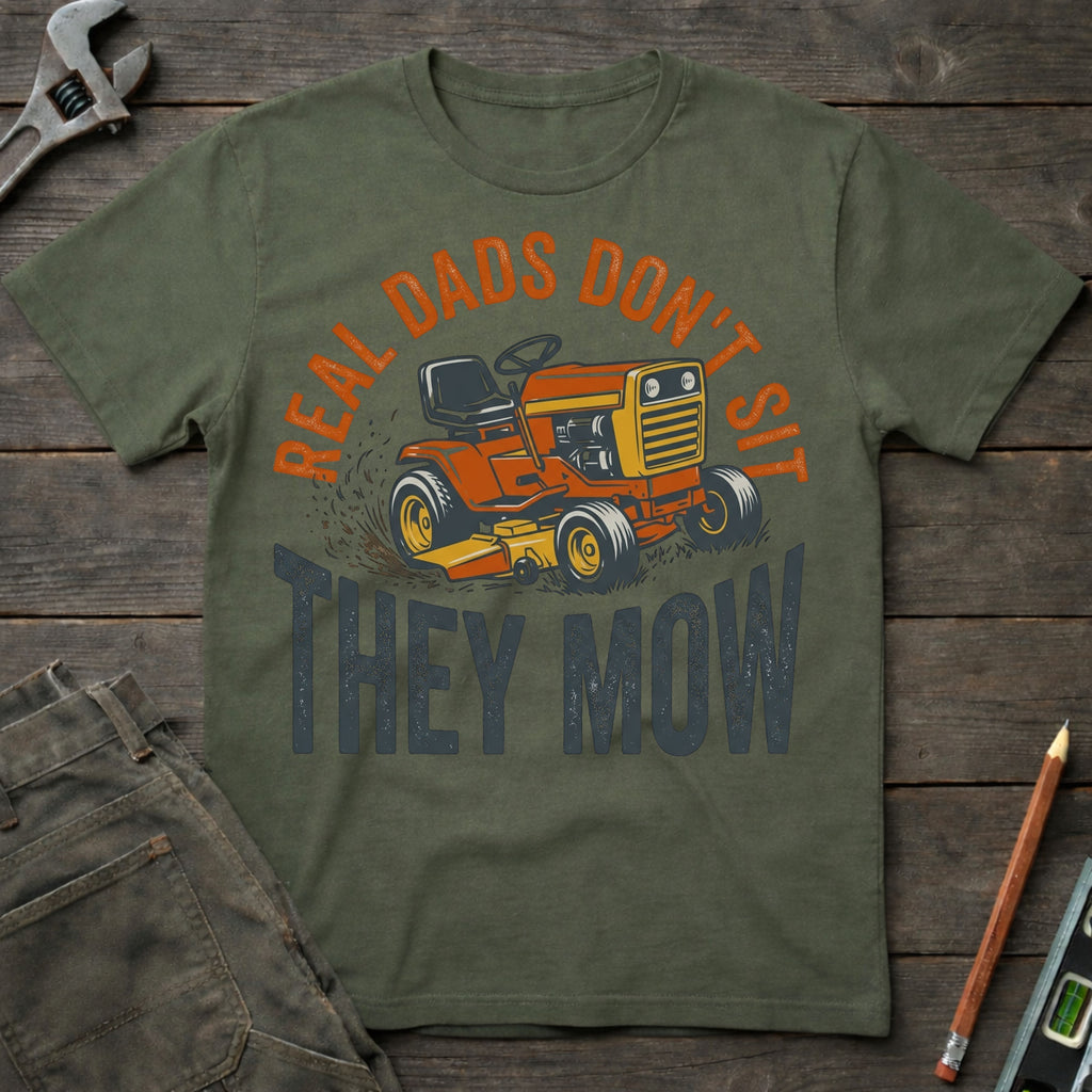 Real Dads Mow T-Shirt