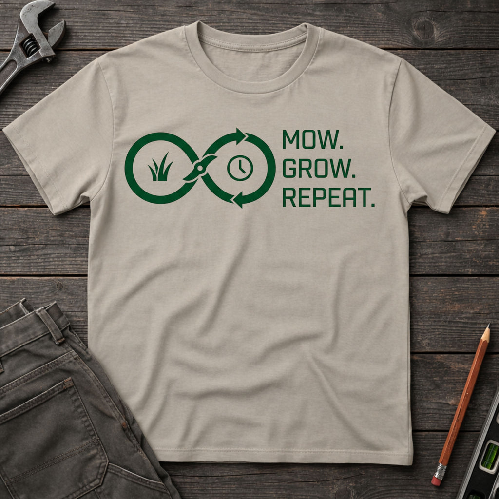 Mow, Grow, Repeat T-Shirt