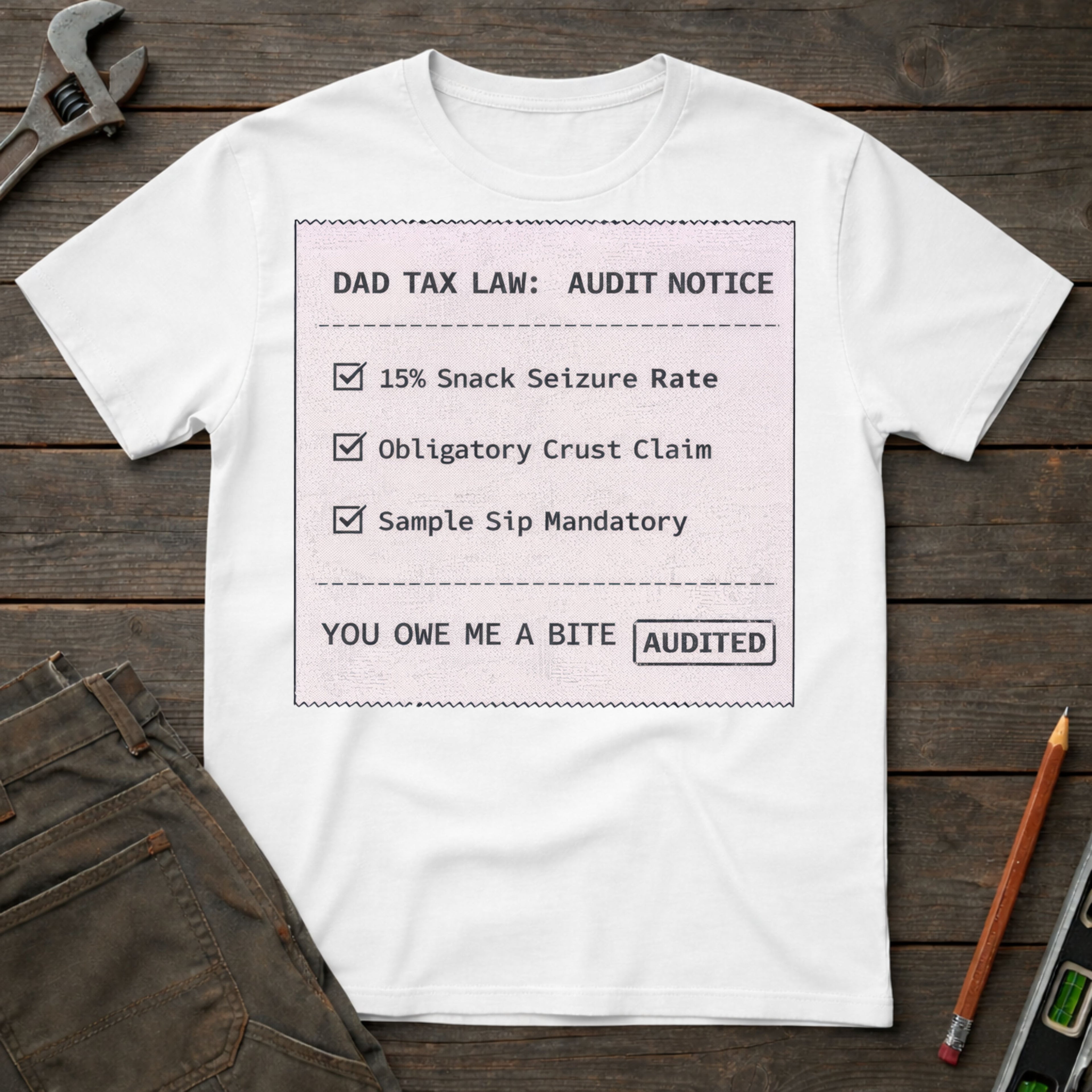 Dad Tax Audit Notice T-Shirt