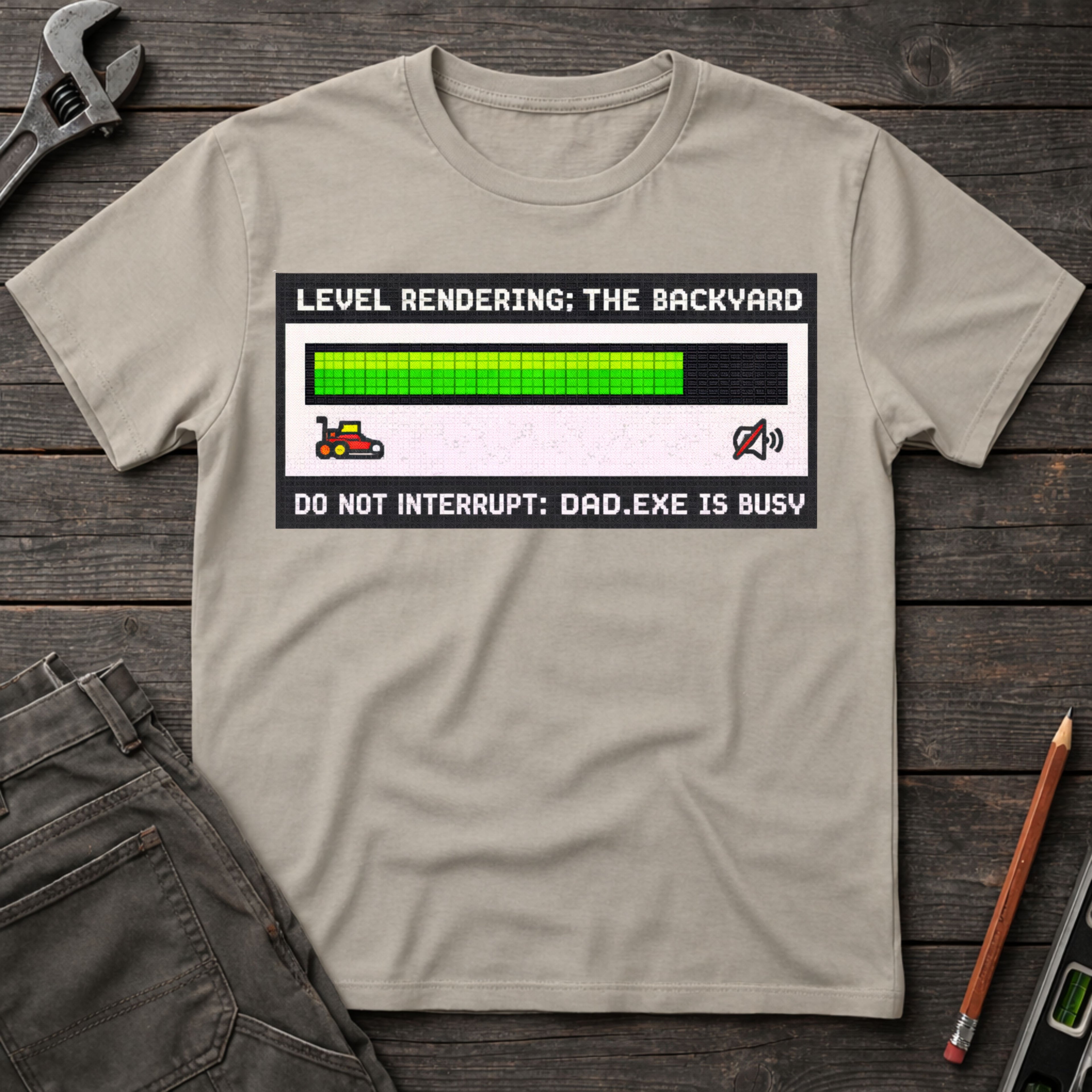 Level Rendering: The Backyard T-Shirt
