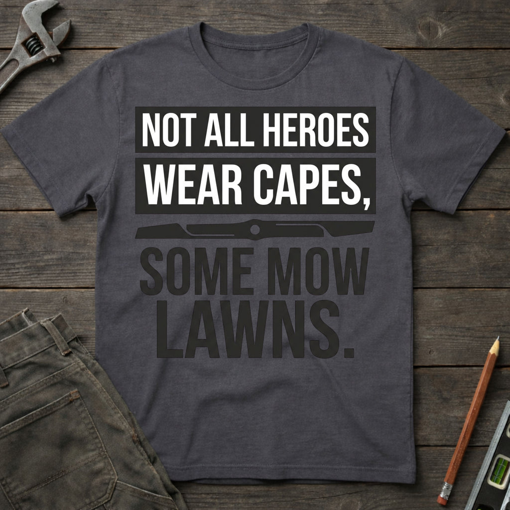 Heroes Mow Lawns T-Shirt