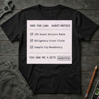 Dad Tax Audit Notice T-Shirt