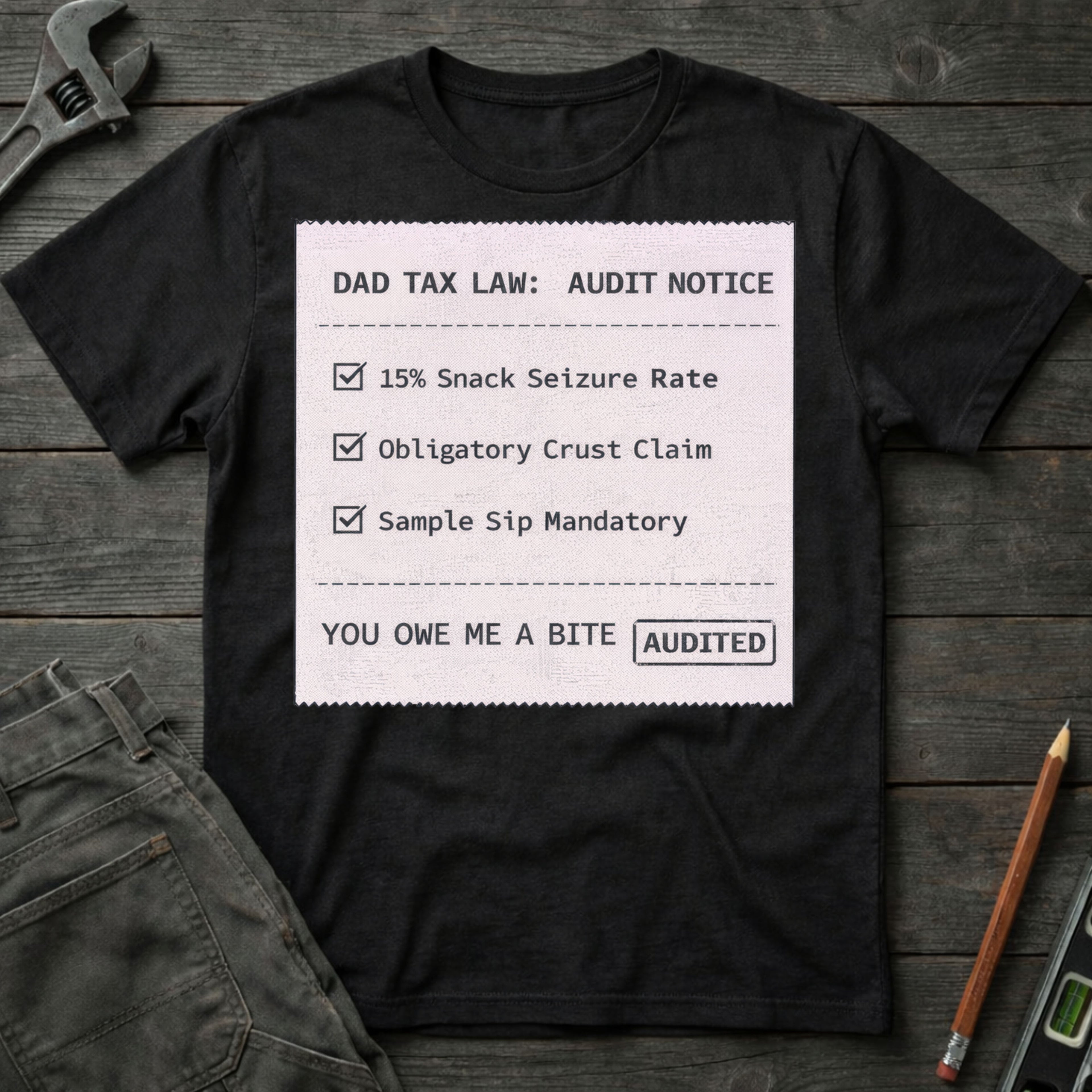 Dad Tax Audit Notice T-Shirt