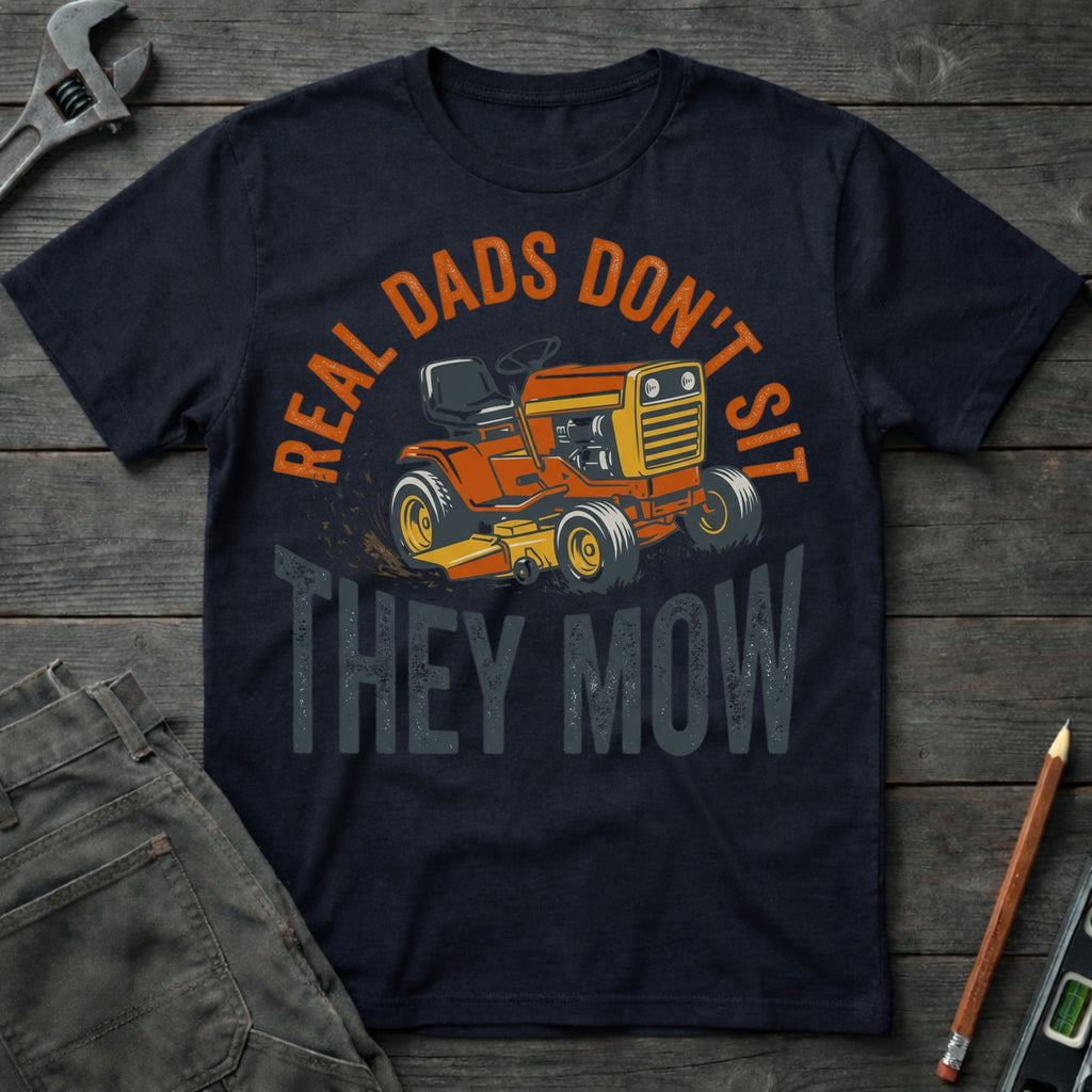 Real Dads Mow T-Shirt